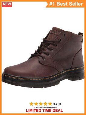 Dr Martens Bonny Leather 6 Eye Ankle Boot Work Round Toe